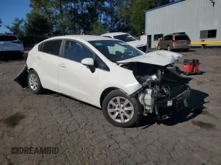 2017 Kia Rio LX with VIN KNADM4A33H6065789, listed as a Copart auction lot 66323154 with 52,184 mi miles and Salvage Title. Bid and sale history available at carsss.com. Image 4.