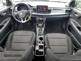 2021 Kia Rio LX with VIN 3KPA24AD8ME394027, listed as a Copart auction lot 58322134 with 37,177 mi miles and Salvage Title. Bid and sale history available at carsss.com. Image 8.