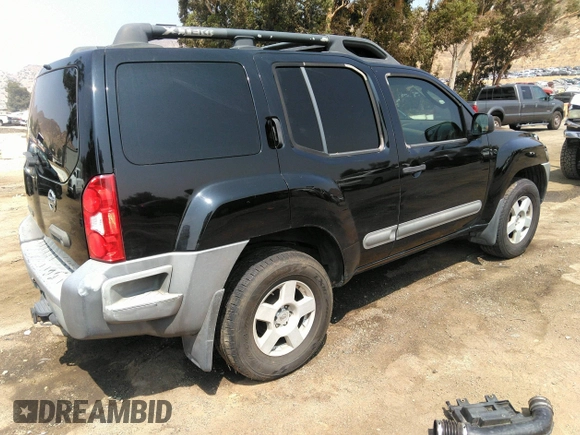 2005 Nissan Xterra S with VIN 5N1AN08W35C614783, listed as a IAAI auction lot 31092059 with 156,244 mi miles and . Bid and sale history available at DreamBid. Image 4.