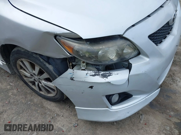 2009 Toyota Corolla with VIN 2T1BU40E69C123823, listed as a IAAI auction lot 42079964 with 204,124 mi miles. Bid and sale history available at carsss.com. Image 13.