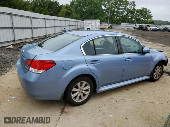 2011 Subaru Legacy Premium with VIN 4S3BMBC68B3238804, listed as a Copart auction lot 61035365 with 114,880 mi miles and Salvage title. Bid and sale history available at DreamBid. Image 3.