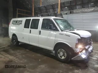 2017 Chevrolet Express Cargo Van with VIN 1GCZGHFG0H1347453, listed as a Copart auction lot 87755795 with 131,831 mi miles and Salvage Title. Bid and sale history available at carsss.com. Image 4.