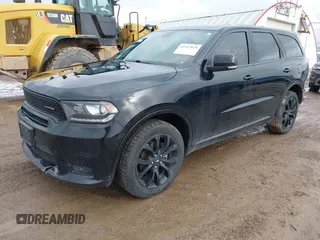 2019 Dodge Durango GT Plus with VIN 1C4RDJDG4KC764623, listed as a IAAI auction lot 41157875 with 62,747 mi miles and . Bid and sale history available at DreamBid. Image 2.
