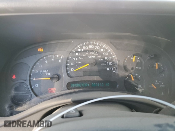 2003 Chevrolet Tahoe LS with VIN 1GNEK13V73J261578, listed as a Copart auction lot 37053774 with 208,162 mi miles and Salvage Title. Bid and sale history available at carsss.com. Image 9.