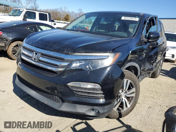 2017 Honda Pilot EX-L with VIN 5FNYF6H5XHB064192, listed as a Copart auction lot 46529025 with 79,674 mi miles and Salvage Title. Bid and sale history available at DreamBid. Image 1.