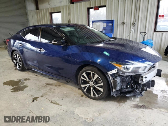 2018 Nissan Maxima SV with VIN 1N4AA6AP5JC393757, listed as a Copart auction lot 51673775 with 81,632 mi miles and Salvage Title. Bid and sale history available at carsss.com. Image 4.