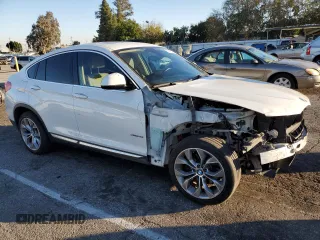 2016 BMW X4 xDrive28i with VIN 5UXXW3C59G0R21406, listed as a Copart auction lot 37815274 with 109,407 mi miles. Bid and sale history available at carsss.com. Image 4.