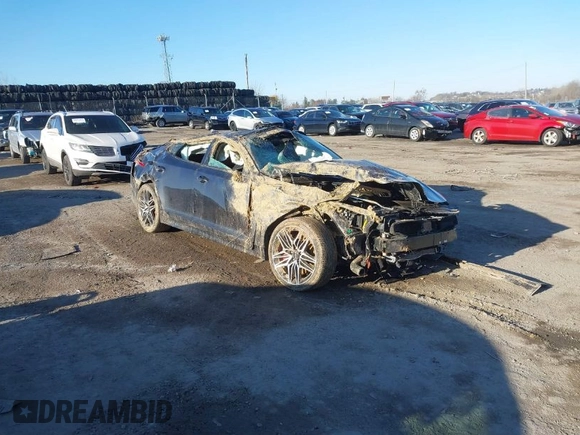 2022 Kia Stinger GT1 with VIN KNAE45LCXN6102128, listed as a IAAI auction lot 41580484 with Not Provided miles and . Bid and sale history available at DreamBid. Image 1.
