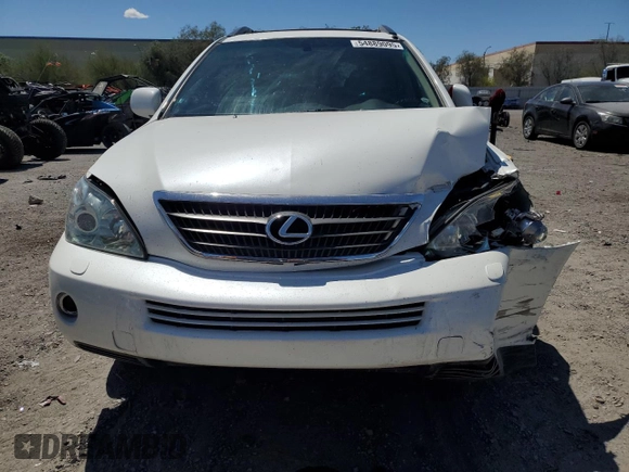 2006 Lexus RX 400h with VIN JTJHW31U960022993, listed as a Copart auction lot 54889095 with 176,966 mi miles and Salvage title. Bid and sale history available at DreamBid. Image 5.