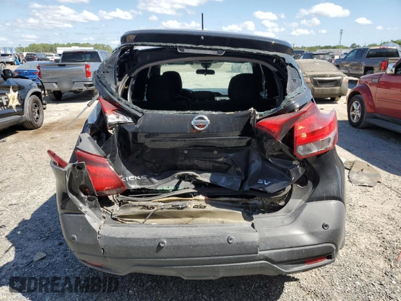 2020 Nissan Kicks SV with VIN 3N1CP5CV7LL532126, listed as a Copart auction lot 52618875 with 118,909 mi miles and Salvage Title. Bid and sale history available at carsss.com. Image 6.