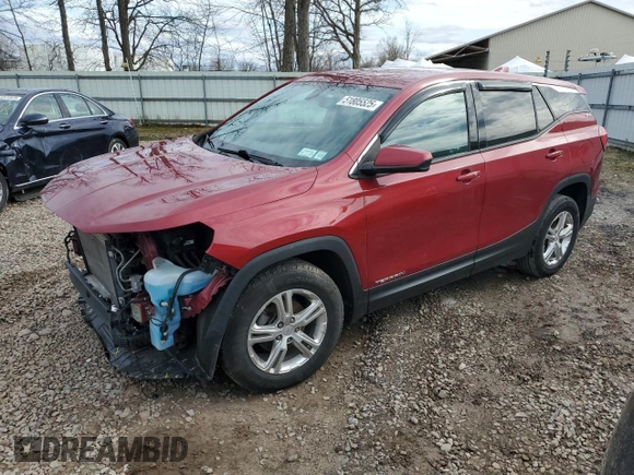 2018 GMC Terrain SLE with VIN 3GKALMEV0JL165014, listed as a Copart auction lot 51805525 with 73,020 mi miles and Salvage Title. Bid and sale history available at DreamBid. Image 1.