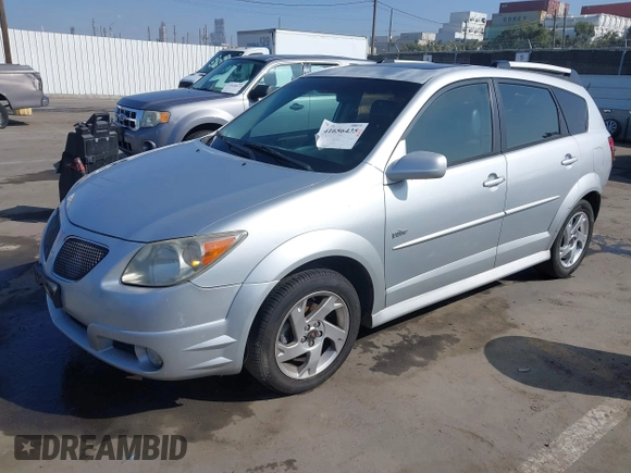 2008 Pontiac Vibe with VIN 5Y2SL65838Z400904, listed as a IAAI auction lot 41656435 with 215,978 mi miles. Bid and sale history available at carsss.com. Image 2.