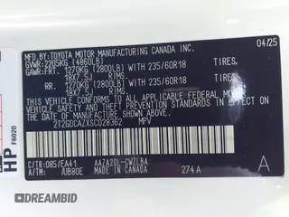 2025 Lexus NX 250 Premium с VIN 2T2GDCAZXSC028362, выставлен на аукционе IAAI как лот 42285404 с пробегом 171 миль миль и . История ставок и продаж доступна на DreamBid. Изображение 9.