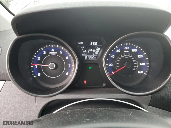 2015 Hyundai Elantra SE with VIN 5NPDH4AE9FH609773, listed as a Copart auction lot 51967725 with 31,962 mi miles and Salvage Title. Bid and sale history available at carsss.com. Image 9.