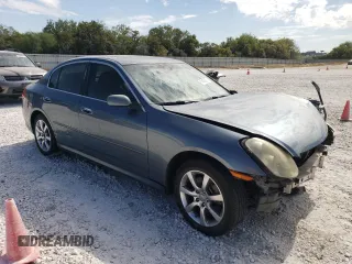 2006 Infiniti G35 with VIN JNKCV51F06M603920, listed as a Copart auction lot 74150574 with 210,890 mi miles and Salvage Title. Bid and sale history available at DreamBid. Image 4.