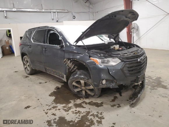 2020 Chevrolet Traverse LT Leather with VIN 1GNEVHKW2LJ180241, listed as a Copart auction lot 82531674 with 0 mi miles and Non Repairable. Bid and sale history available at carsss.com. Image 4.