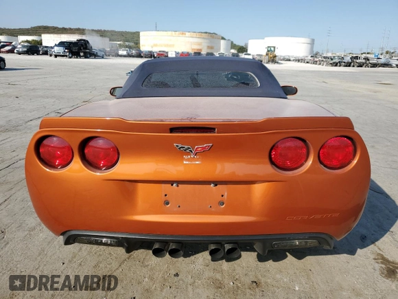 2008 Chevrolet Corvette with VIN 1G1YY36W085133423, listed as a Copart auction lot 76005474 with 86,494 mi miles and Salvage Title. Bid and sale history available at carsss.com. Image 6.