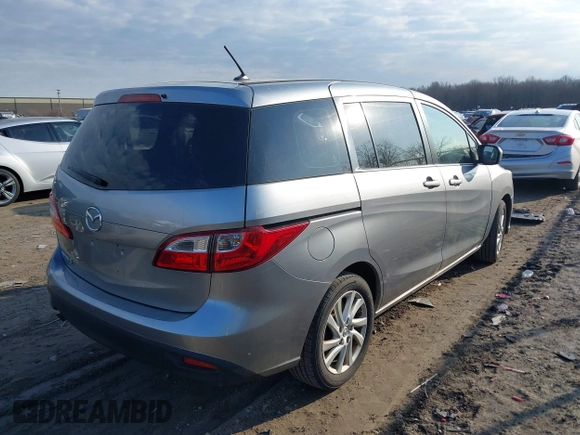 2012 Mazda 5 Sport with VIN JM1CW2BL1C0115788, listed as a IAAI auction lot 41770484 with 154,182 mi miles. Bid and sale history available at carsss.com. Image 4.