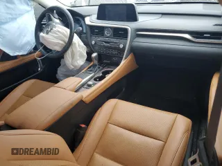 2022 Lexus RX 350 with VIN 2T2HZMDA6NC341012, listed as a Copart auction lot 48052795 with 45,241 mi miles and Salvage Title. Bid and sale history available at DreamBid. Image 8.
