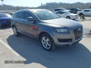 2012 Audi Q7 Premium Plus with VIN WA1LMAFE6CD000585, listed as a IAAI auction lot 41881675 with 121,343 mi miles and . Bid and sale history available at DreamBid. Image 1.