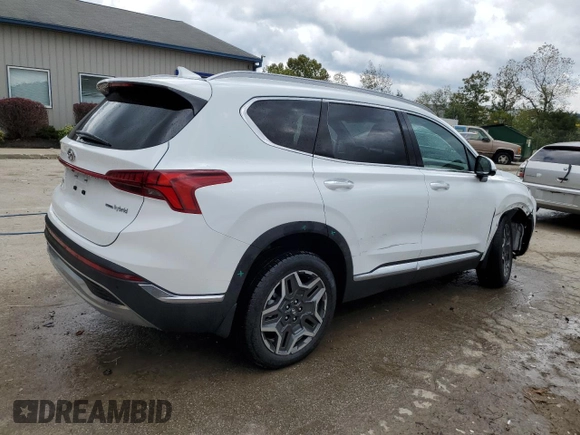 2023 Hyundai Santa Fe Hybrid SEL Premium with VIN 5NMS3DA13PH017786, listed as a Copart auction lot 72655854 with 8,977 mi miles and Salvage Title. Bid and sale history available at carsss.com. Image 3.
