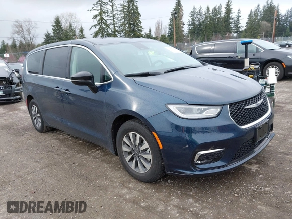 2024 Chrysler Pacifica Hybrid Select z VIN 2C4RC1S73RR188434, wystawiony jako IAAI lot #41857086 z przebiegiem 19 244 mil mil oraz . Historia ofert i sprzedaży dostępna na DreamBid. Obrazek 1.