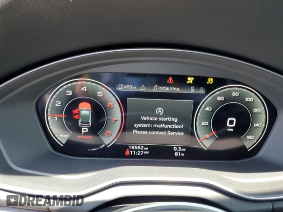2023 Audi Q5 Premium Plus with VIN WA1BBAFY0P2162676, listed as a Copart auction lot 64968595 with 18,562 mi miles and Salvage title. Bid and sale history available at DreamBid. Image 9.