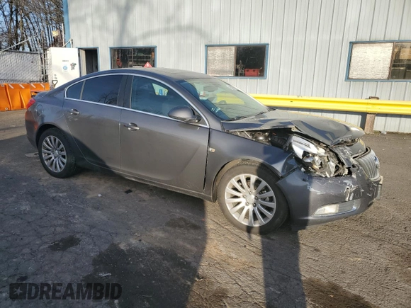 2011 Buick Regal CXL RL2 with VIN W04GP5EC6B1006757, listed as a Copart auction lot 48508635 with 174,462 mi miles and Salvage Title. Bid and sale history available at DreamBid. Image 4.