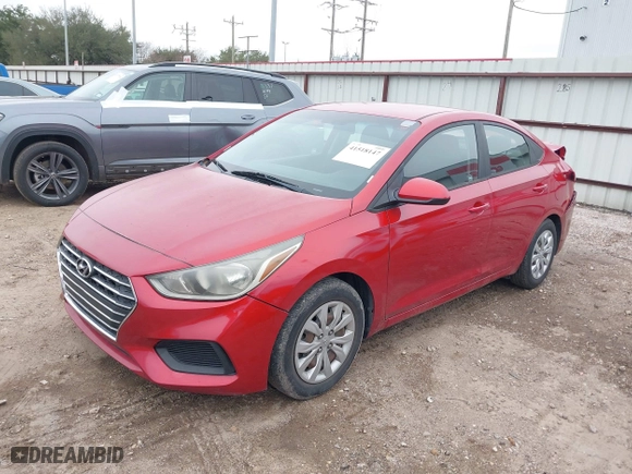 2020 Hyundai Accent SE with VIN 3KPC24A67LE109942, listed as a IAAI auction lot 41518147 with 42,776 mi miles. Bid and sale history available at carsss.com. Image 17.