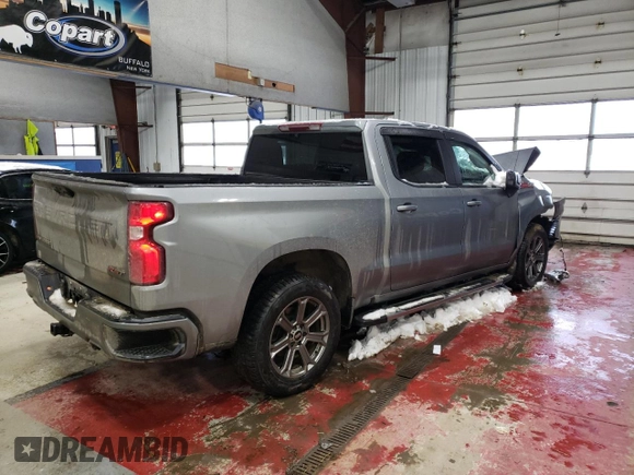 2024 Chevrolet Silverado 1500 RST with VIN 1GCUDEED6RZ148659, listed as a Copart auction lot 88110385 with 13,287 mi miles and Salvage Title. Bid and sale history available at carsss.com. Image 3.
