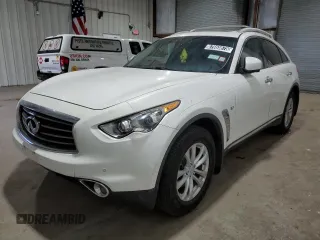 2014 Infiniti QX70 z VIN JN8CS1MW6EM413489, wystawiony jako Copart lot #87665875 z przebiegiem 139 371 mil mil oraz Czysty tytuł • Clean title. Historia ofert i sprzedaży dostępna na DreamBid. Obrazek 1.
