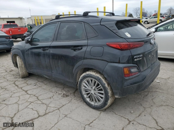 2019 Hyundai Kona SEL with VIN KM8K2CAA7KU352673, listed as a Copart auction lot 46595165 with 64,482 mi miles and Salvage Title. Bid and sale history available at carsss.com. Image 2.