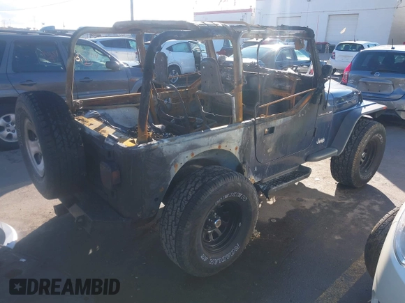 1997 Jeep Wrangler SE with VIN 1J4FY29P9VP545038, listed as a IAAI auction lot 41740684 with 1 mi miles. Bid and sale history available at carsss.com. Image 4.