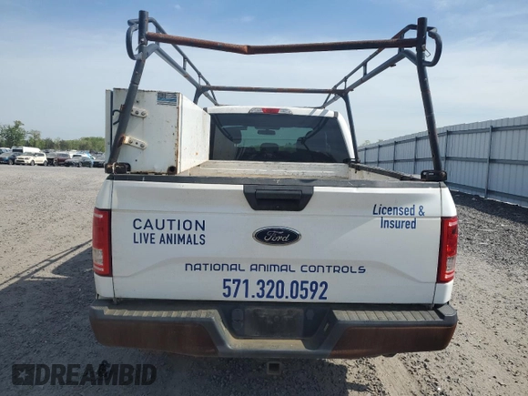 2017 Ford F-150 XL with VIN 1FTEX1CF1HFA21763, listed as a Copart auction lot 53538115 with 249,071 mi miles and Clean Title. Bid and sale history available at carsss.com. Image 6.