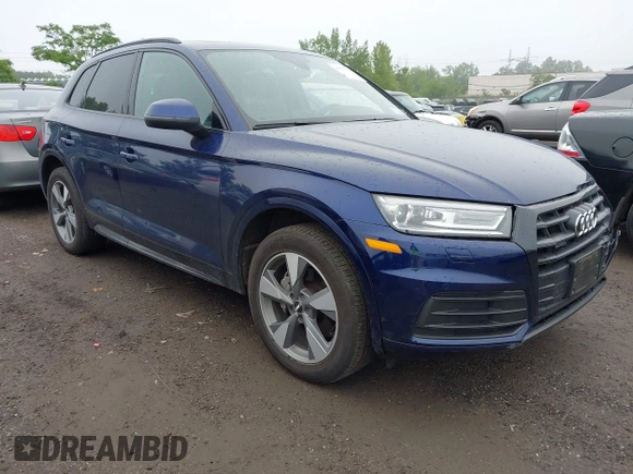 2020 Audi Q5 Premium with VIN WA1ANAFY6L2075135, listed as a IAAI auction lot 42517528 with 49,873 mi miles and . Bid and sale history available at DreamBid. Image 1.