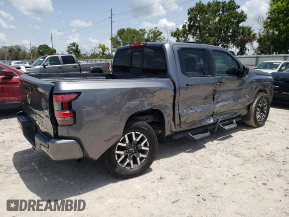 2022 Nissan Frontier SV with VIN 1N6ED1EJ8NN634679, listed as a Copart auction lot 64170304 with 58,535 mi miles and Non Repairable. Bid and sale history available at carsss.com. Image 3.