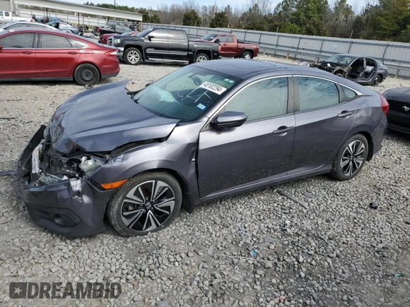 2016 Honda Civic EX-L with VIN 19XFC1F7XGE005221, listed as a Copart auction lot 45102294 with Not provided miles and Salvage title. Bid and sale history available at DreamBid. Image 1.
