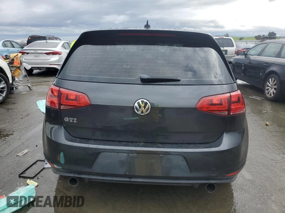 2016 Volkswagen Golf GTI SE with VIN 3VW4T7AU8GM034064, listed as a Copart auction lot 44057985 with 99,393 mi miles and Salvage Title. Bid and sale history available at carsss.com. Image 6.