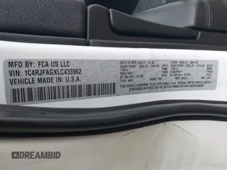 2020 Jeep Grand Cherokee Altitude z VIN 1C4RJFAGXLC433962, wystawiony jako IAAI lot #40721842 z przebiegiem 73 528 mil mil oraz . Historia ofert i sprzedaży dostępna na DreamBid. Obrazek 9.
