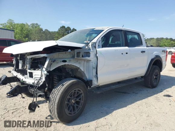2021 Ford Ranger XL with VIN 1FTER4FH9MLD82811, listed as a Copart auction lot 53701365 with 60,630 mi miles and Salvage Title. Bid and sale history available at DreamBid. Image 1.