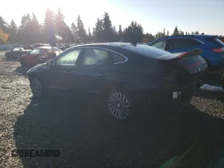 2020 Hyundai Sonata Hybrid Ultimate with VIN KMHL34JJ0LA011433, listed as a Copart auction lot 76461464 with 27,479 mi miles and Salvage Title. Bid and sale history available at carsss.com. Image 2.
