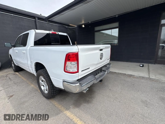 2022 Ram 1500 Big Horn with VIN 1C6SRFFT4NN464963, listed as a Copart auction lot 51288425 with 30,517 mi miles and Non repairable. Bid and sale history available at DreamBid. Image 3.