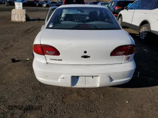 2002 Chevrolet Cavalier with VIN 1G1JC124X27136706, listed as a Copart auction lot 38357454 with 92,574 mi miles and Salvage Title. Bid and sale history available at carsss.com. Image 6.