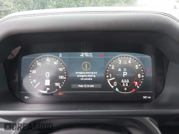 2020 Land Rover Defender X with VIN SALEXEEU9L2030559, listed as a IAAI auction lot 42323334 with 41,325 mi miles and . Bid and sale history available at DreamBid. Image 16.