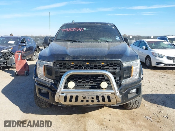 2018 Ford F-150 XL with VIN 1FTEW1E54JKF34266, listed as a IAAI auction lot 41582541 with 81,197 mi miles. Bid and sale history available at carsss.com. Image 12.