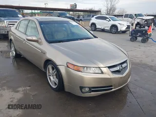 2007 Acura TL with VIN 19UUA662X7A001351, listed as a IAAI auction lot 41867038 with 180,214 mi miles. Bid and sale history available at carsss.com. Image 1.
