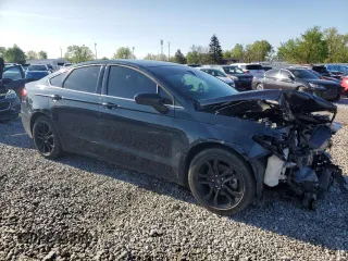 2020 Ford Fusion SE with VIN 3FA6P0HD5LR245402, listed as a Copart auction lot 55028135 with 51,332 mi miles and Salvage Title. Bid and sale history available at DreamBid. Image 4.