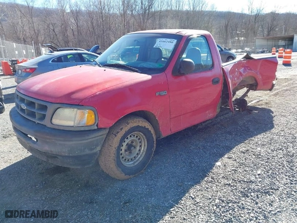 1998 Ford F-150 Standard with VIN 1FTZF1720WNB72169, listed as a IAAI auction lot 41662480 with 265,246 mi miles. Bid and sale history available at carsss.com. Image 2.