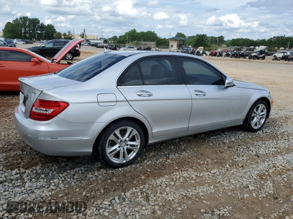 2014 Mercedes-Benz C 250 Sport with VIN WDDGF4HB1EA950028, listed as a Copart auction lot 58206825 with 105,523 mi miles and Salvage title. Bid and sale history available at DreamBid. Image 3.