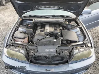 2002 BMW 3 Series 325Ci with VIN WBABS33402PG88045, listed as a Copart auction lot 43386425 with 167,588 mi miles and Salvage Title. Bid and sale history available at carsss.com. Image 11.